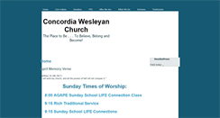 Desktop Screenshot of concordiawesleyan.com